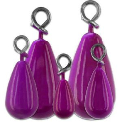 Набор крашеных грузов Призёр "Колокол" №3 (24 гр, 26 гр, 28 гр, 30 гр), цвет 06-фиолетовый (Pr-NKOLBSC-03-06)