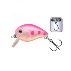 Воблер Sprut Tami Crank 27F (Floating/27mm/2,5g/0,1-0,2m/CRPND) + Один Одинарный Крючок (S-75M #6)