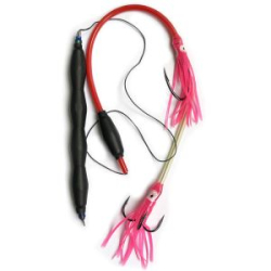 Контакт Оснастка СОМ №1 квок с грузом, 1 тройник, 1 catfish №6, октопус розов
