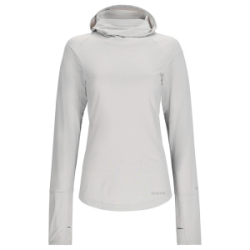 Термофутболка Simms Women's SolarFlex Cooling Hoody, Sterling, M