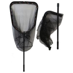 Подсачек Relax складной с прорезиненной сеткой большой 80х70