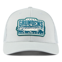 Бейсболка Grundens Chrome Chaser Trucker, Silver, One Size