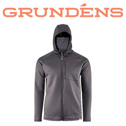 Grundens Grundies Thermal FZ Hoodie, Black