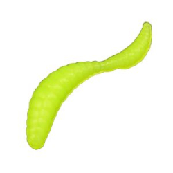 Мягкая приманка Trout Zone Double Maggot 1,1+0,7" (12 шт) гриншартрез сыр