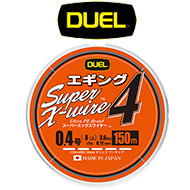 Duel Super X-Wire 4 Eging 150m (White Orange Marking)