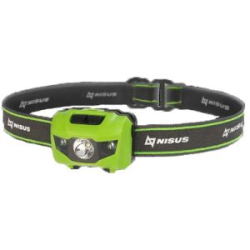 Фонарь налобный 120 LM, IPX4 Nisus (N-FN-3227)