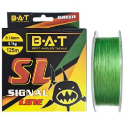Леска плетеная BAT Signal Line 125м Green 0,20 мм.