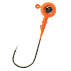 Джиг крашеный "Шар с глазом 3D" 4 гр, кр-к VD-077 Gamakatsu Ni №1/0, цв. 03-оранжевый GCB-077-1/0-04-03