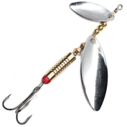 Блесна вращающаяся Namazu Ahimonda 16гр. цвет 01 (серебро)