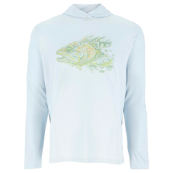 Термофутболка Simms Tech Hoody - Artist Series, Bimini Trout Head, M