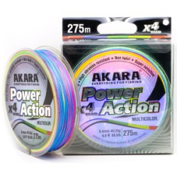 Шнур Akara Power Action X-4 Multicolor 275 м 0,40