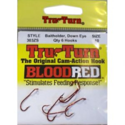 Крючок Tru Turn Bait Holder 303ZS, №1; 5 psc Blood Red