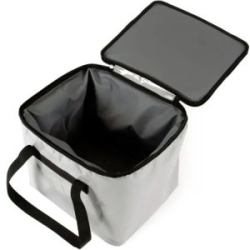 Сумка изотермическая ПВХ Следопыт Thermal Bag, 45х28х28 см, 35 л, цв. серый