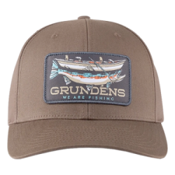 Бейсболка Grundens Drift Boat Trucker 312, Driftwood, One Size