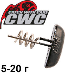 CWC Belly Screw Pike Штопор огруженый для силикона