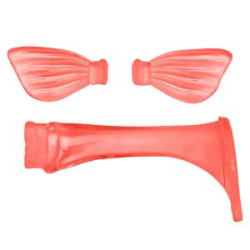 Запасная часть Megabass I-Brake Spare Parts цв. Clear Red