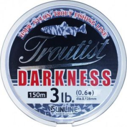 Леска монофильная Sunline Troutist Darkness 150m #0.7 3.5LB