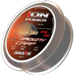 Леска карповая Awa-Shima ION Power Browny Carp 1200м 0,261мм