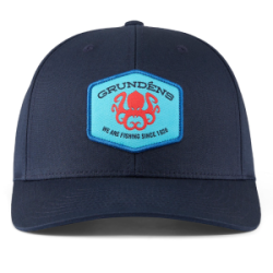 Бейсболка Grundens Kracken Trucker 312, Navy, One Size