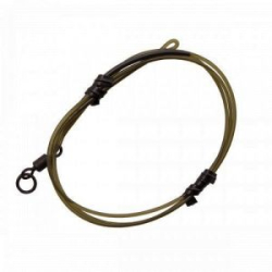Готовый монтаж Korda Dark Matter Leader №8 Ring Swivel Silt Brown 40lb 1м