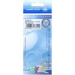 Морская оснастка Mikado Fish Skin Rig / Holo #02, крючки №4 (Арт.LS-A700-02)