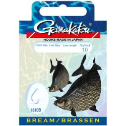 Крючок Gamakatsu Hook BKD-1810B Bream 100 см №12 d0.14