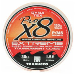 Плетеный шнур Trabucco Pro Extreme X8, Bright Orange 150m - #2.0/40lb