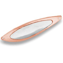 Блесна колеблющаяся Akara Legend Udachnaja со вставкой 80 мм 20 гр. цвет Cu(Sil)