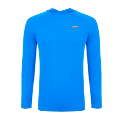 Футболка Pike Sunshield Hoodie Blue р. M