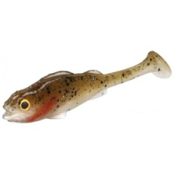 Силиконовая приманка ЁРШ Mikado Real Fish цвет RUFFE - 8cm ( 5шт.) креветка (PMRFP-8-RUFFE)