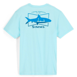 Футболка Simms Salty Sign T-Shirt, Sea Breeze, S
