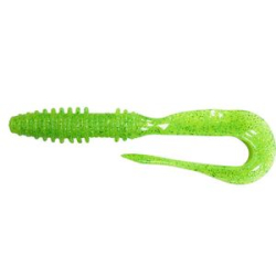 Силиконовая приманка Keitech Mad Wag 7" #424 Lime Chartreuse