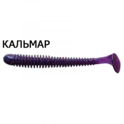 Силиконовая приманка Crazy Fish Vibro Worm 2" 3-50-98-6 кальмар цв. space 