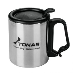 Термокружка 350ML с пластиковой крышкой Tonar T.TK-033-350