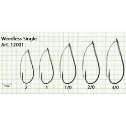 Крючок незацепляйка Fish Season Weedless Single №2, (упак. 3 шт)