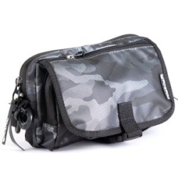 Сумка рыболовная "Yaman" Street Fishing MultiLock S-Pouch, 13,5х22х8 см, цв. серый камуфляж