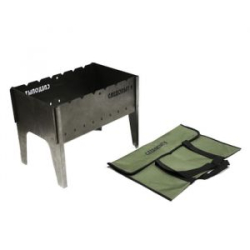 Мангал "Следопыт" складной, 490х310х370 мм, толщина 2 мм, без шампуров, в сумке