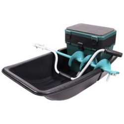 Сани-волокуши Яман "Тундра" №23, 900х600х310мм, черные