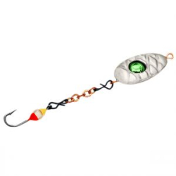 Блесна зимняя Sprut Beetle 1 (15mm/2,5g/Nickel)