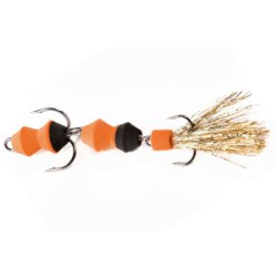 Приманка джиг. Lucky John Pennon Tipsyworm цвет оранж./черн.