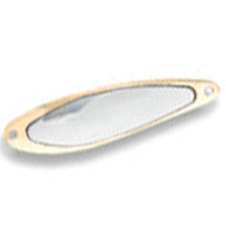 Блесна колеблющаяся Akara Legend Kobra со вставкой 70 мм 20 гр. цвет Go(Sil)