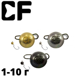 Crazy Fish шарнирная головка (вольфрамовая) от 1 до 10гр