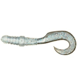 Силиконовая приманка твистер RuBaits Long Twister - RBCL75Wh07 - Призрак