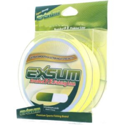 Шнур плетеный Exsum Braided PE Fishing Line 150m желтый 0,230 мм; 30 lb/13,5 кг