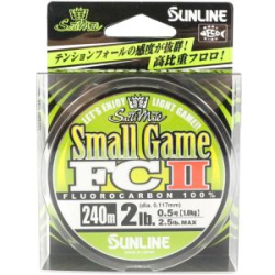 Леска флюорокарбоновая Sunline SWS Small Game FC II 240m #0.4/1.5lb