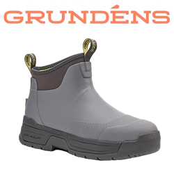 Grundens Tough Seas Ankle Boot, Smoke