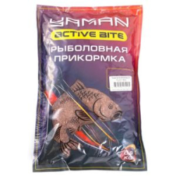 Прикормка Yaman Active Bite Карп-Карась Big Fish, цв. коричневый, 900 гр.