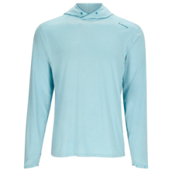 Термофутболка Simms SolarFlex Hoody, Steel Blue Heather, XXL