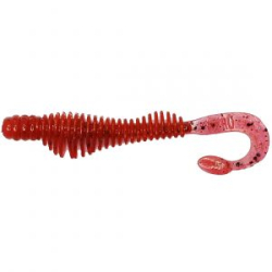 Силиконовая приманка твистер RuBaits Belly Twister - RBBT102Rd11 - Мякоть сливы