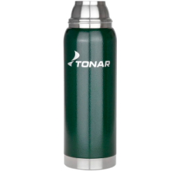 Термос Tonar (HS.TM-059-G) 1600ML с ситечком зеленый (2 крышки-кружки)